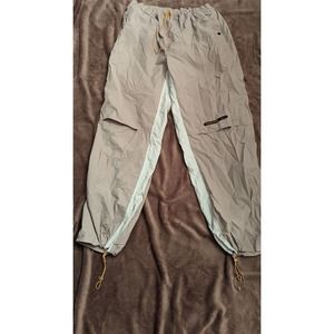 Nike Track Vintage Pants Khaki Swoosh Drill Joggers Size X Large